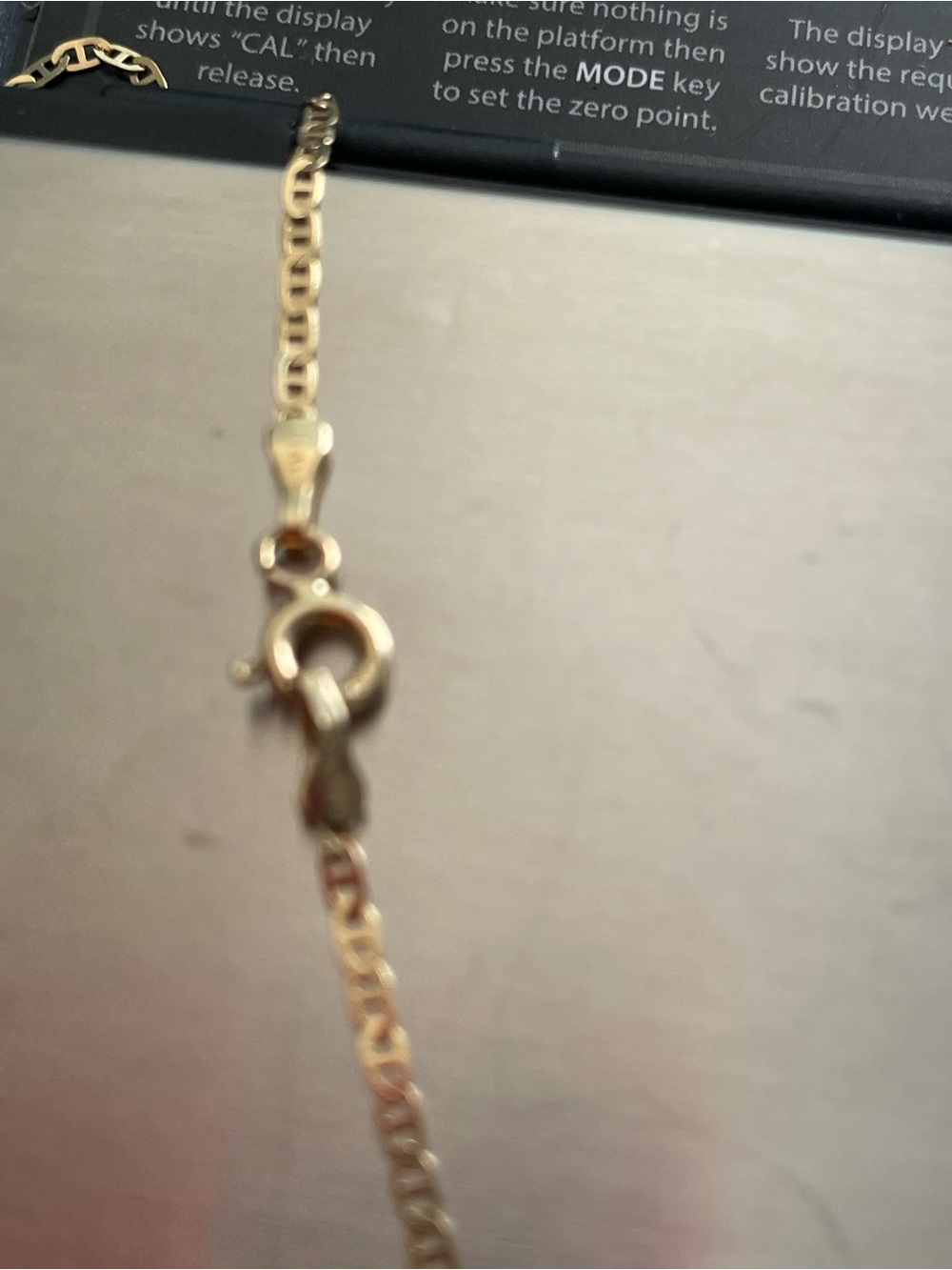 14k YG MARINERS CHAIN 22” 1.1mm - Picture 11 of 11